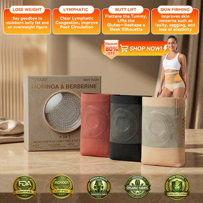 👙 𝐏𝐀𝐔𝐑𝐀𝐉𝐔® 𝟐𝟎𝟐𝟔 𝐌𝐨𝐫𝐢𝐧𝐠𝐚 & 𝐁𝐞𝐫𝐛𝐞𝐫𝐢𝐧𝐞 𝟒-𝐈𝐧-𝟏 𝐌𝐢𝐜𝐫𝐨-𝐏𝐚𝐫𝐭𝐢𝐜𝐥𝐞 𝐒𝐜𝐮𝐥𝐩𝐭𝐢𝐧𝐠 & 𝐅𝐚𝐭-𝐁𝐮𝐫𝐧 𝐒𝐡𝐨𝐫𝐭𝐬