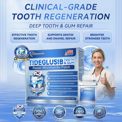 Glimmerly® 🦷 Tideglusib Fast‑Dissolving Tooth & Gum Repair Oral Strips 💖 (Supports tooth repair and helps relieve gum discomfort and other common oral concerns)