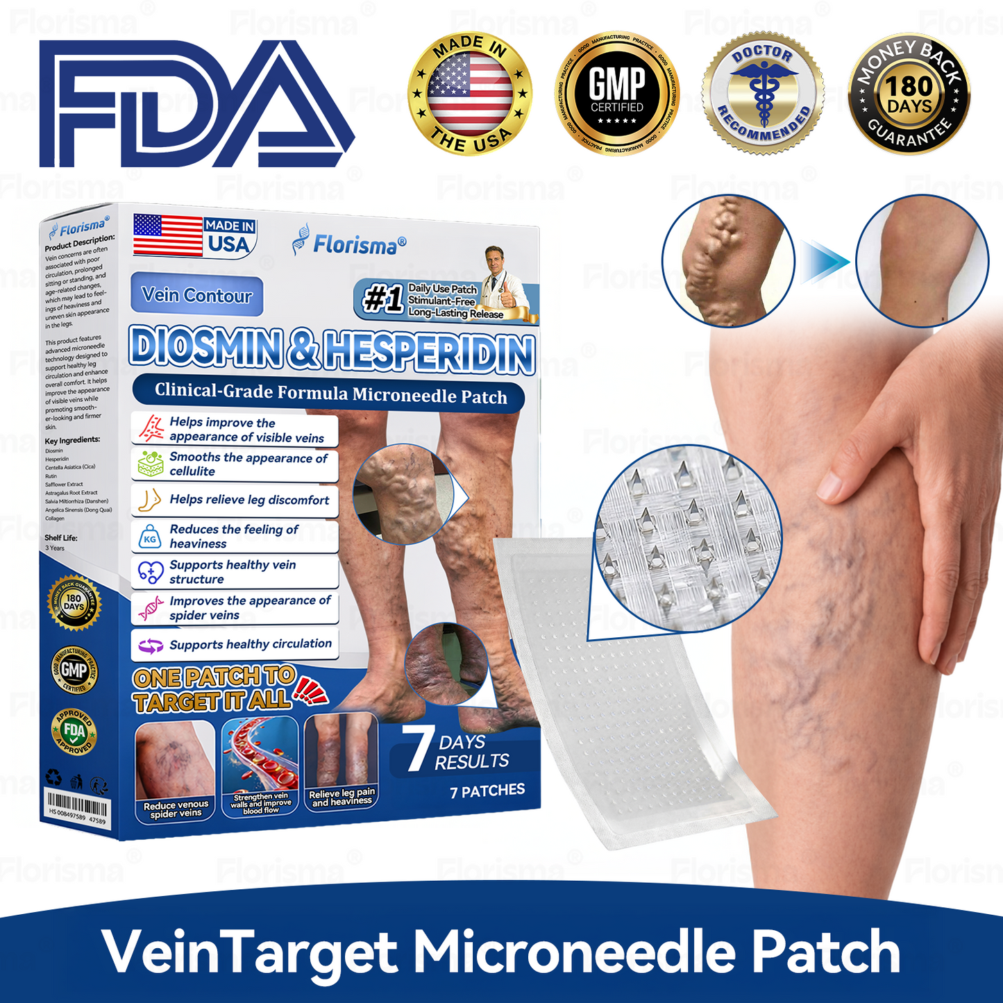 One Patch a Day. Visible Vein Relief in Just 7 Days 👨‍⚕️ 𝑭𝑳𝑶𝑹𝑰𝑺𝑴𝑨® 𝑫𝑰𝑶𝑺𝑴𝑰𝑵 & 𝑯𝑬𝑺𝑷𝑬𝑹𝑰𝑫𝑰𝑵 𝑪𝒍𝒊𝒏𝒊𝒄𝒂𝒍-𝑮𝒓𝒂𝒅𝒆 𝑭𝒐𝒓𝒎𝒖𝒍𝒂 𝑴𝒊𝒄𝒓𝒐𝒏𝒆𝒆𝒅𝒍𝒆 𝑷𝒂𝒕𝒄𝒉 🌿 𝗔𝗱𝘃𝗮𝗻𝗰𝗲𝗱 𝗛𝗲𝗿𝗯𝗮𝗹 𝗕𝗹𝗲𝗻𝗱 𝗧𝗮𝗿𝗴𝗲𝘁𝘀 𝗦𝗽𝗶𝗱𝗲𝗿 𝗩𝗲𝗶𝗻𝘀 & 𝗥𝗲𝗹𝗶𝗲𝘃𝗲𝘀 𝗛𝗲𝗮𝘃𝘆, 𝗧𝗶𝗿𝗲𝗱 𝗟𝗲𝗴𝘀