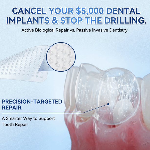 Glimmerly® 🦷 Tideglusib Fast‑Dissolving Tooth & Gum Repair Oral Strips 💖 (Supports tooth repair and helps relieve gum discomfort and other common oral concerns)
